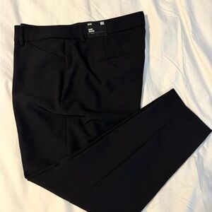 Express Studio Stretch Skinny High Rise Editor Black Ankle Pant Size 16S